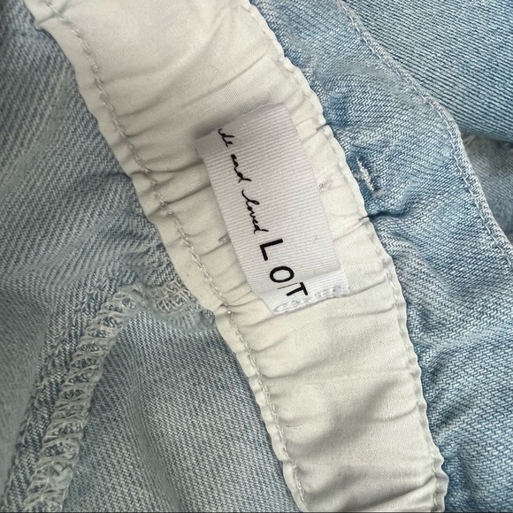 Loft • Paper Bag Denim Shorts - Picture 7 of 7